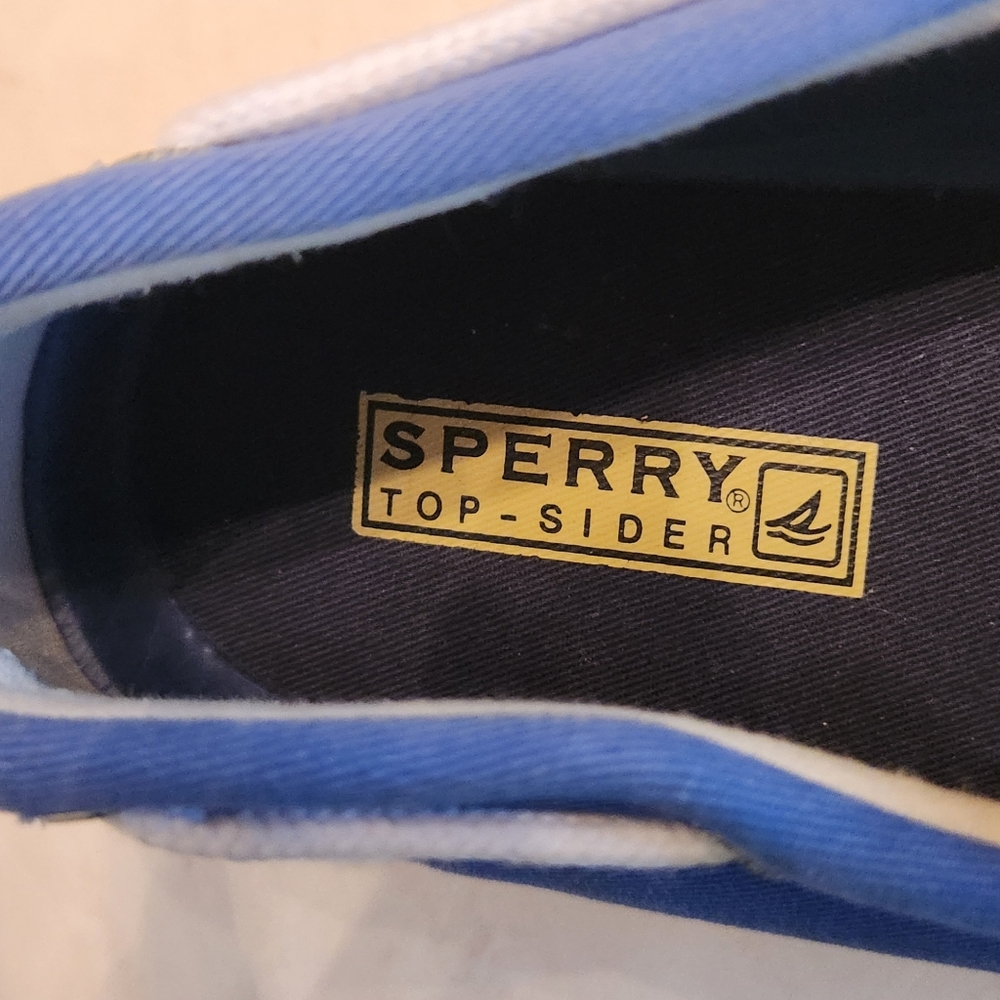 Sperry Top-Sider Blue and White Boat Shoes with Classic Design size 10.5 - Picture 7 of 9